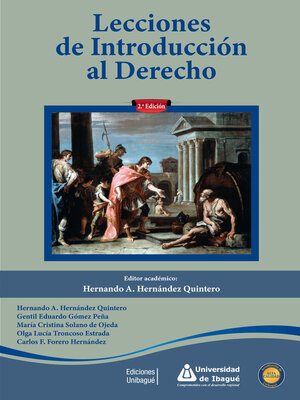 cover image of Lecciones de introducción al derecho. Segunda edición (ePub)